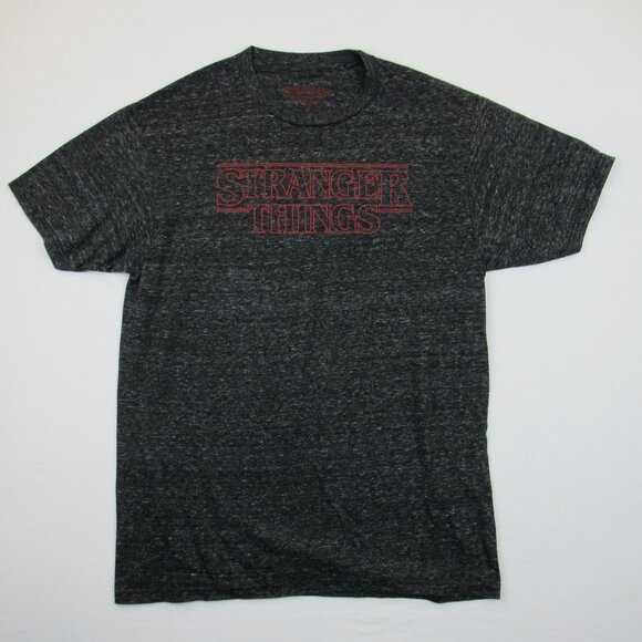 Stranger Things T Shirt Men's Size M Heather Graphic Print Tee - Picture 1 of 4